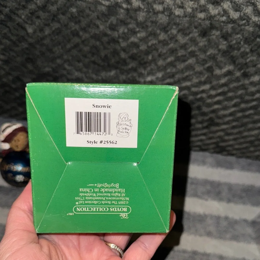 Boyd’s Bears Holiday Ornaments x3, New‎ in box